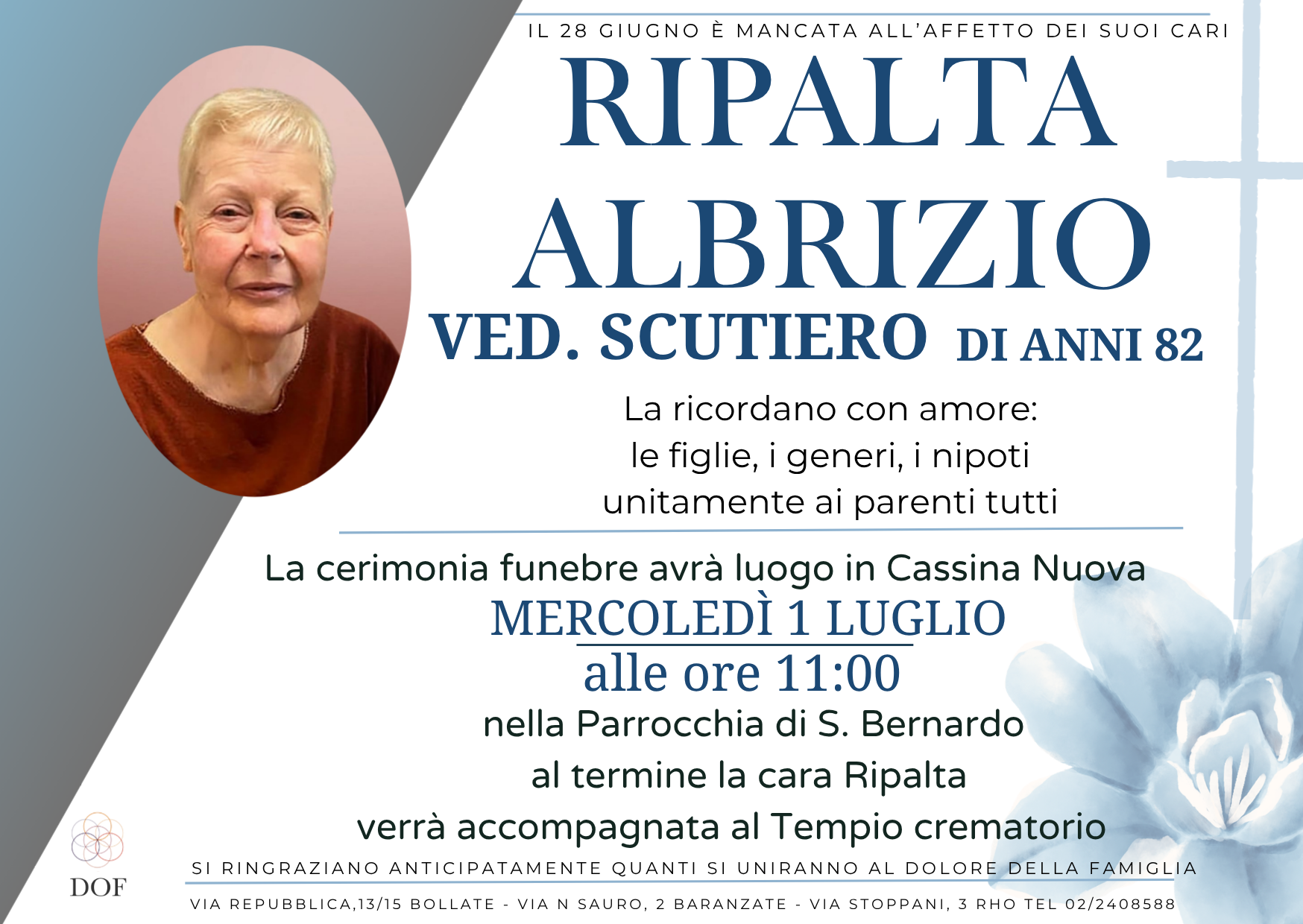 Necrologio di ripalta albrizio